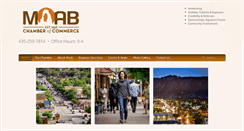 Desktop Screenshot of moabchamber.com